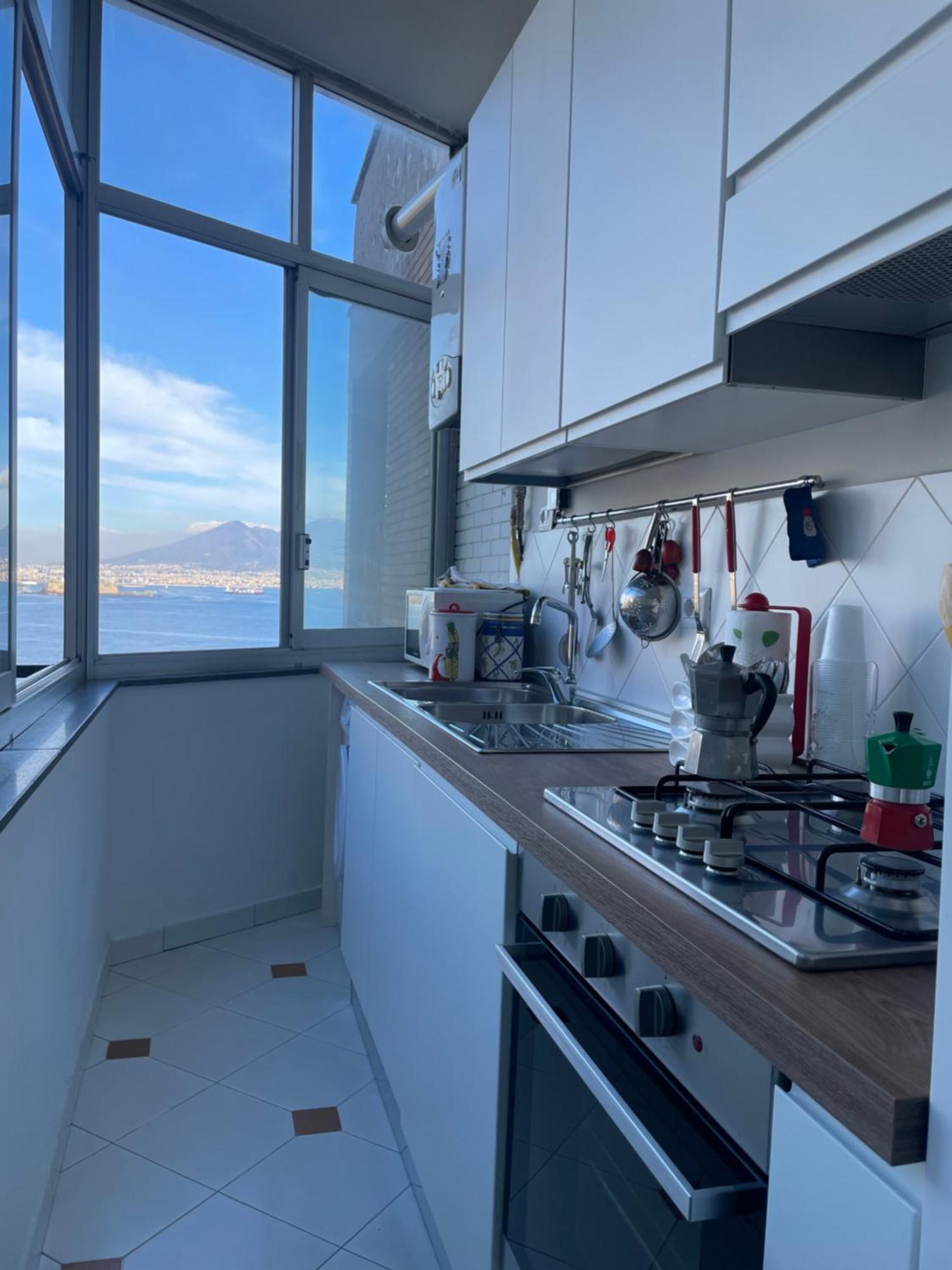 Apartamento Panoramico A Posillipo Nápoles Exterior foto